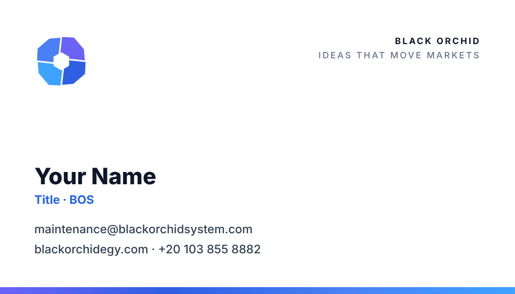 Business card back